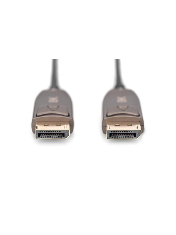 DIGITUS DisplayPort 8K AOC Hybrid Fiber Optic Cable - 15m