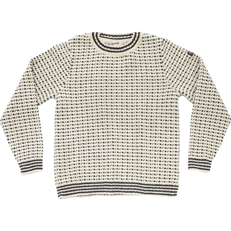 Devold Islender Refined Sweater Offwhite/Ink - S