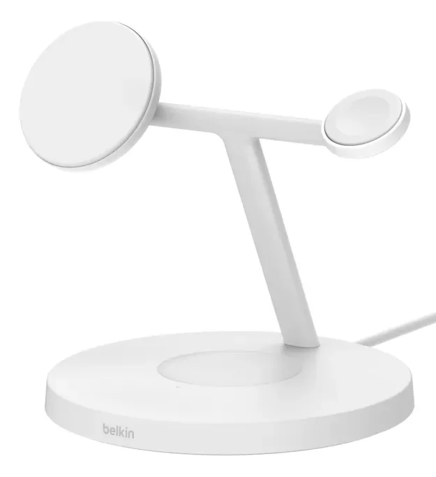 Belkin BoostCharge Pro, Sisätila, USB, Langaton lataaminen, 1,5 m, Valkoinen