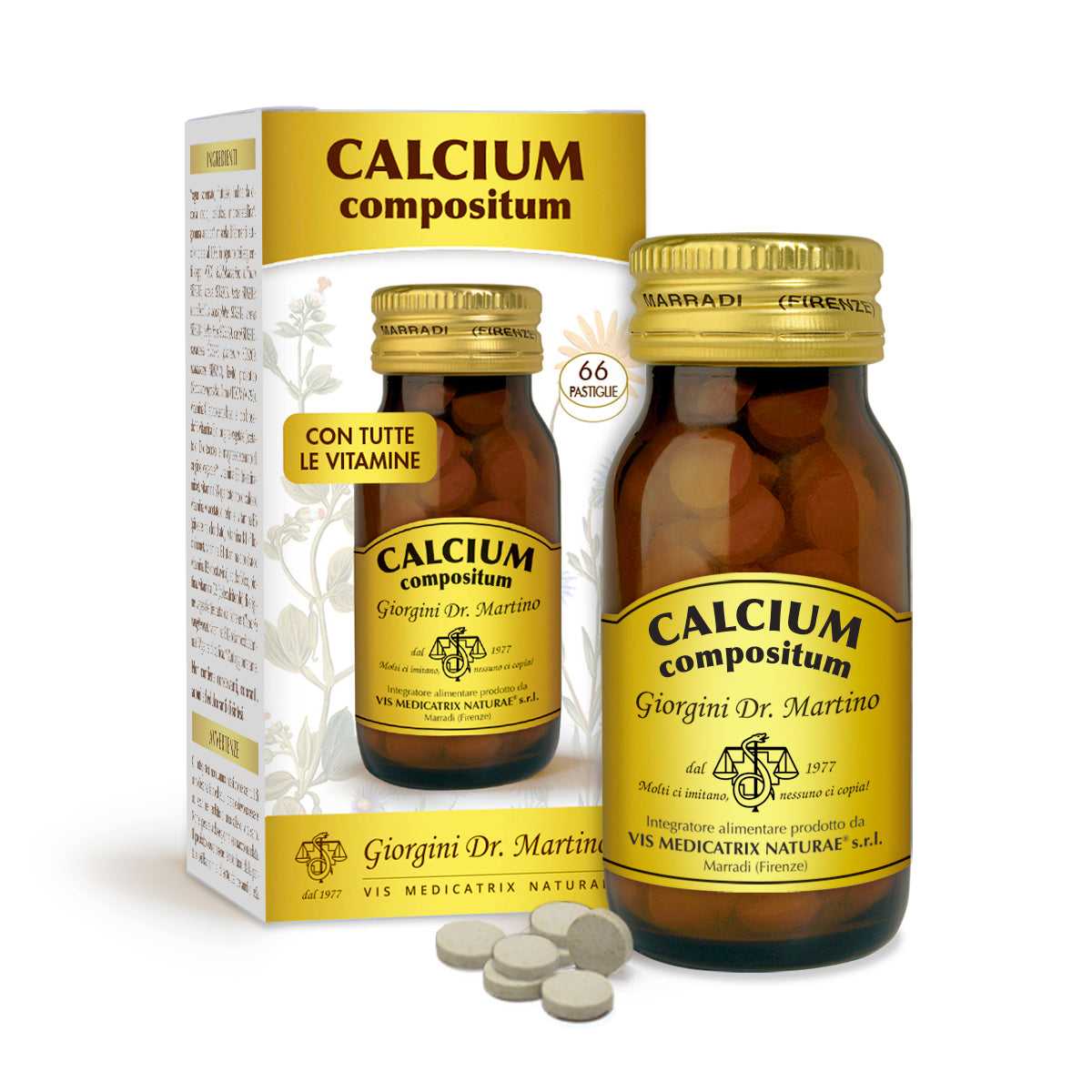 Dr Giorgini Calcium Compositum 40g — Integratore