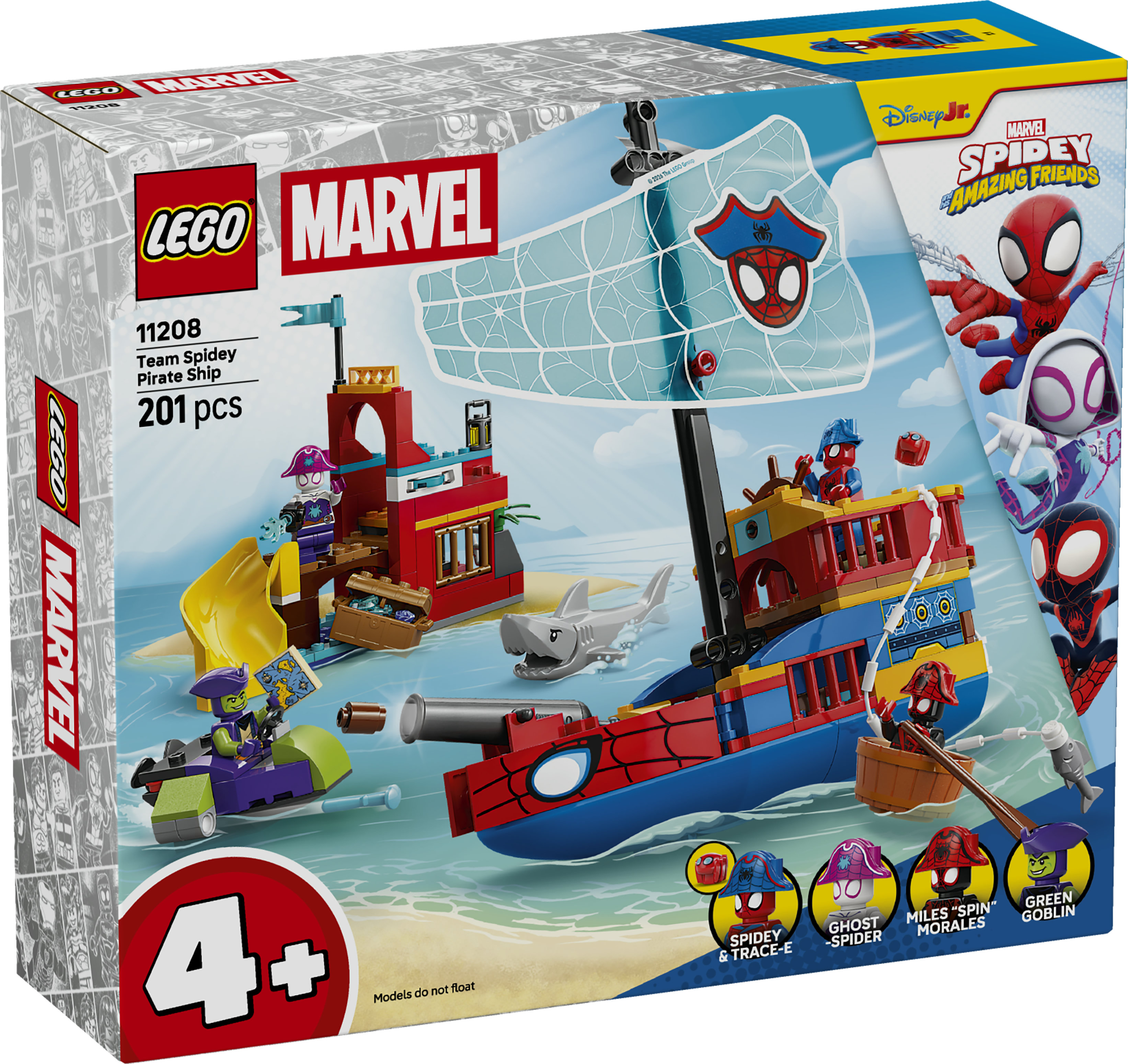 LEGO Spidey 11208 Spideyn tiimin merirosvolaiva