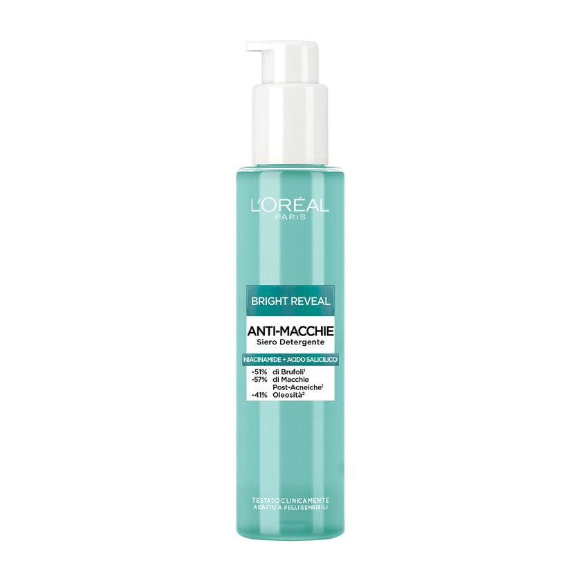 L Oreal Paris Bright Reveal Tahranpoistava Seerumipuhdistusaine Niacinamidilla + Salisyylihapolla 150 ml