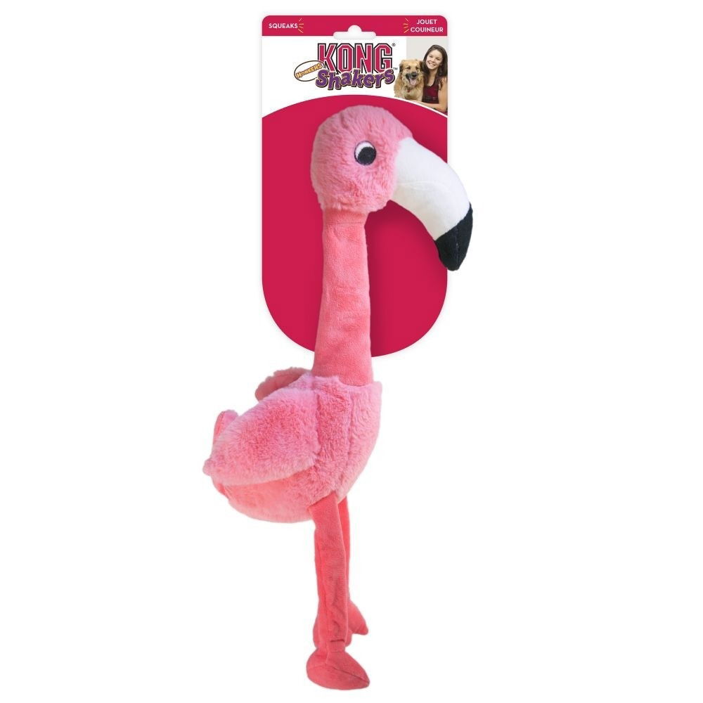 KONG Dog Toy Shakers Honkers Flamingo 31cm