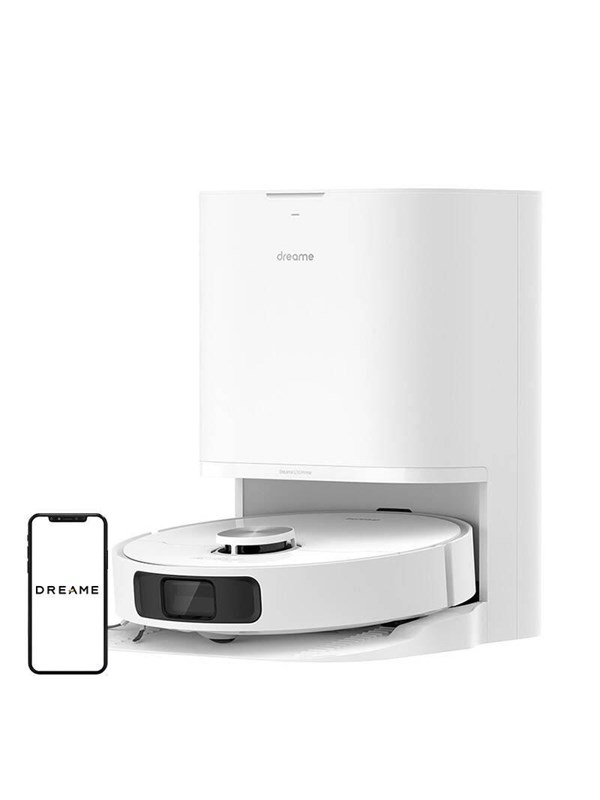 Dreame L10 Prime, Pussiton, Valkoinen, Pyöreä, Pussiton, Lataus, 72 dB