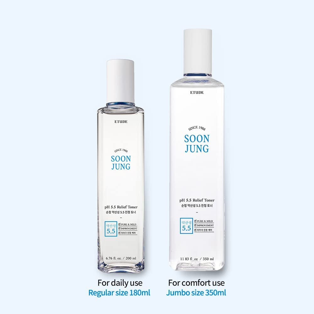 Etude Soonjung Ph 5.5 Relief rauhoittava kasvovoide ihon uudistamiseen 200 ml
