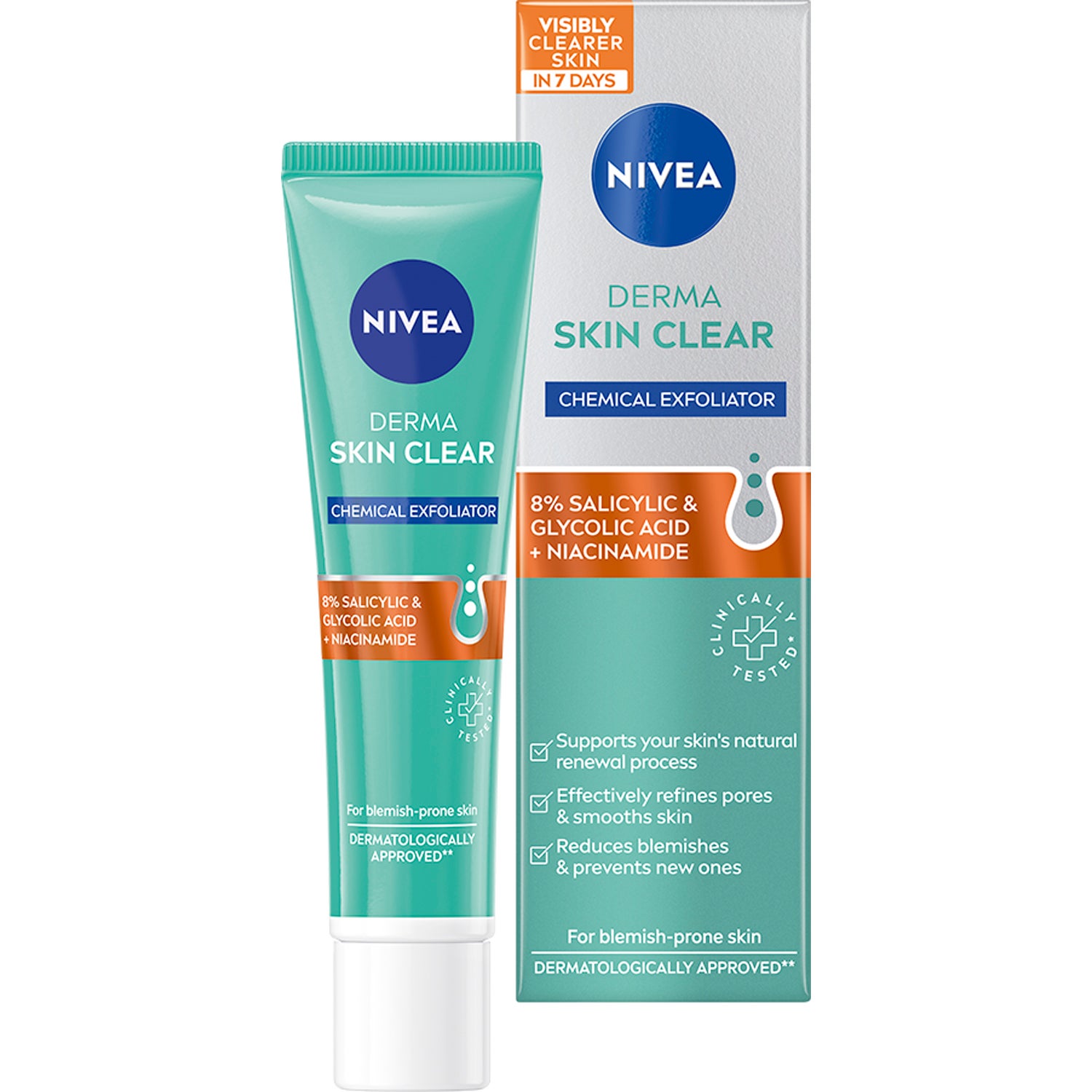 NIVEA Derma Skin Clear Night Exfoliator 40 ml