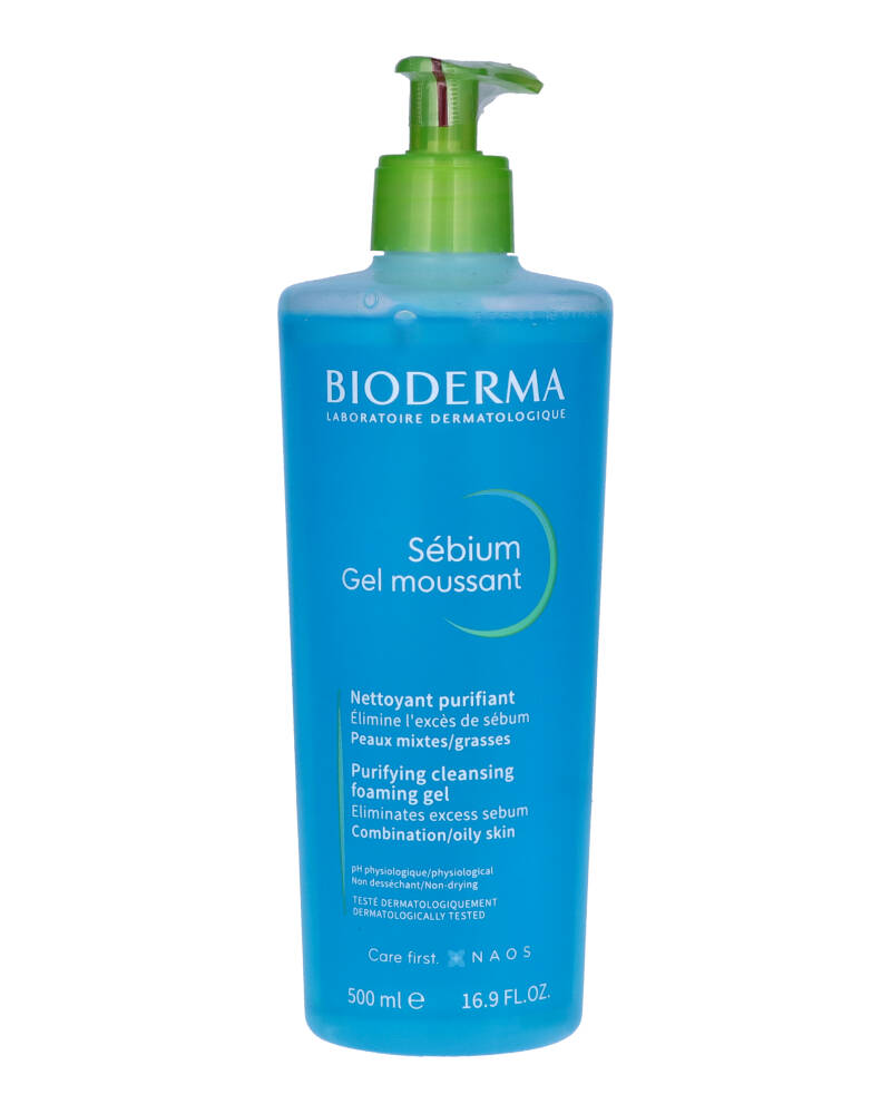 Bioderma Sebium Gel Moussant Cleansing pump 500 ml