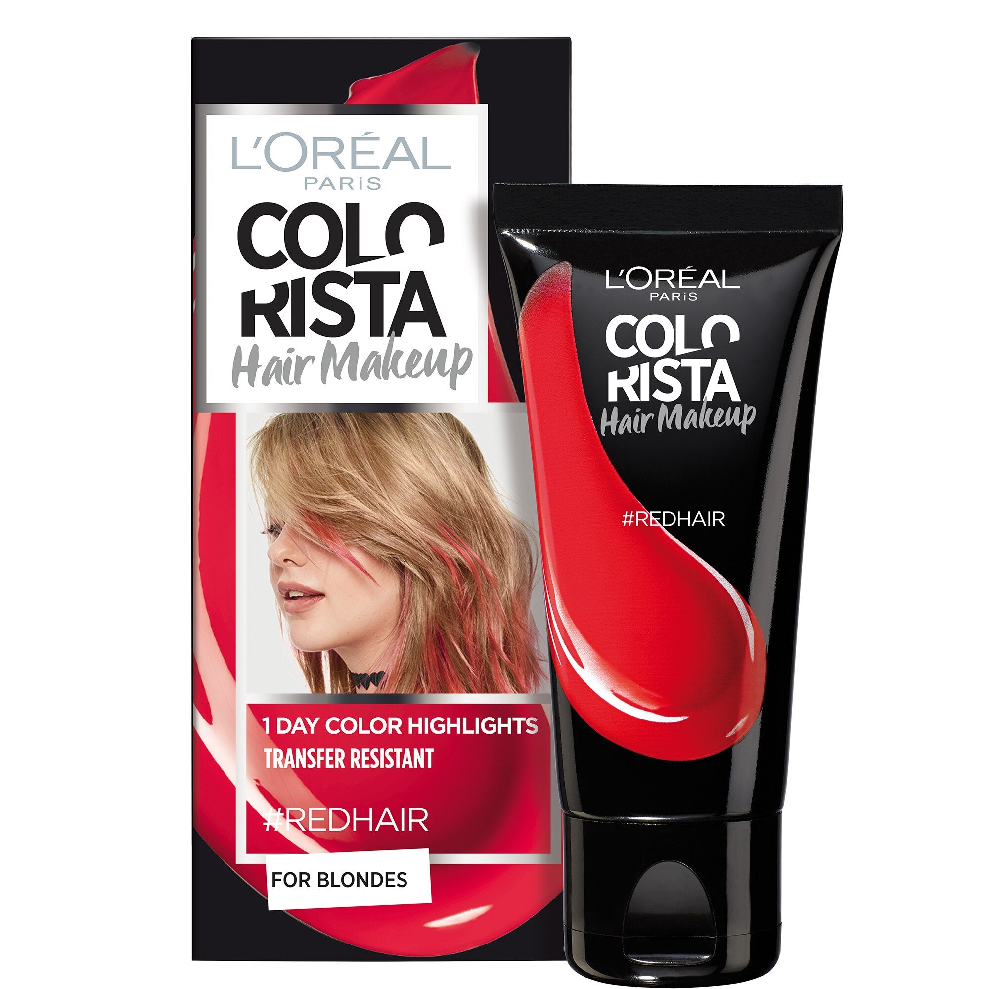 L'Oreal Paris, Colorista hiusmeikki, puolipysyvä hiusväri, #REDHAIR, 30 ml
