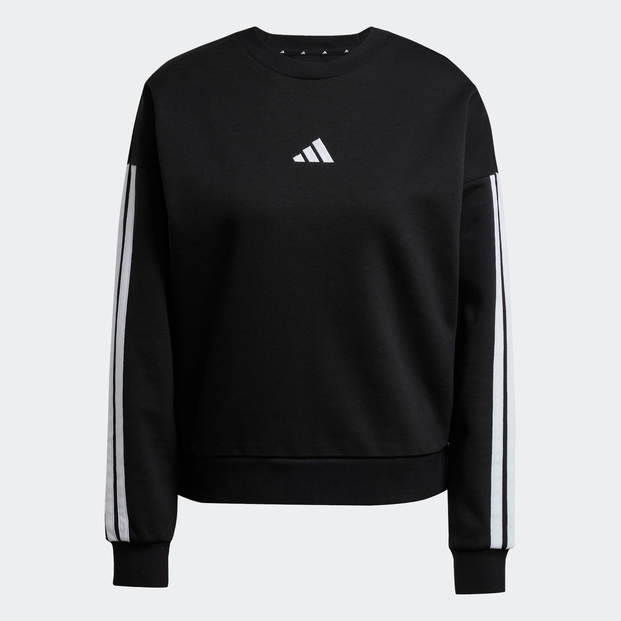 ADIDAS SPORTSWEAR Urheilullinen collegepaita 'Essentials'  musta / valkoinen