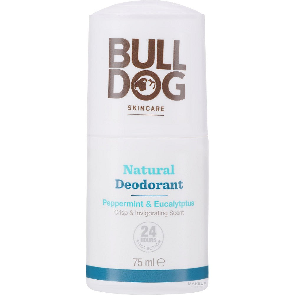 Bulldog Luonnollinen Roll-On Deodorantti Piparminttu ja Eukalyptus 75 ml