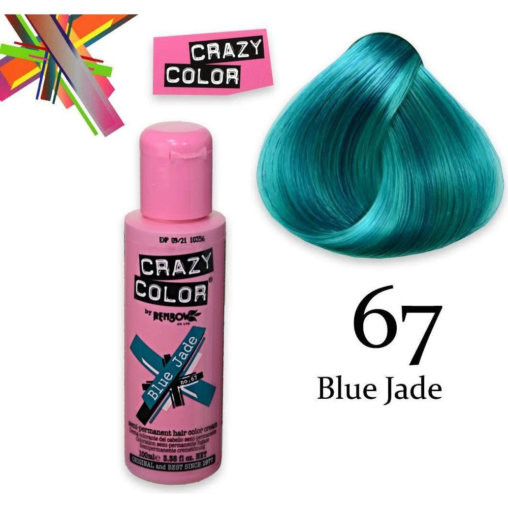 Crazy Color Puolipysyvä 100 ml Blue Jade