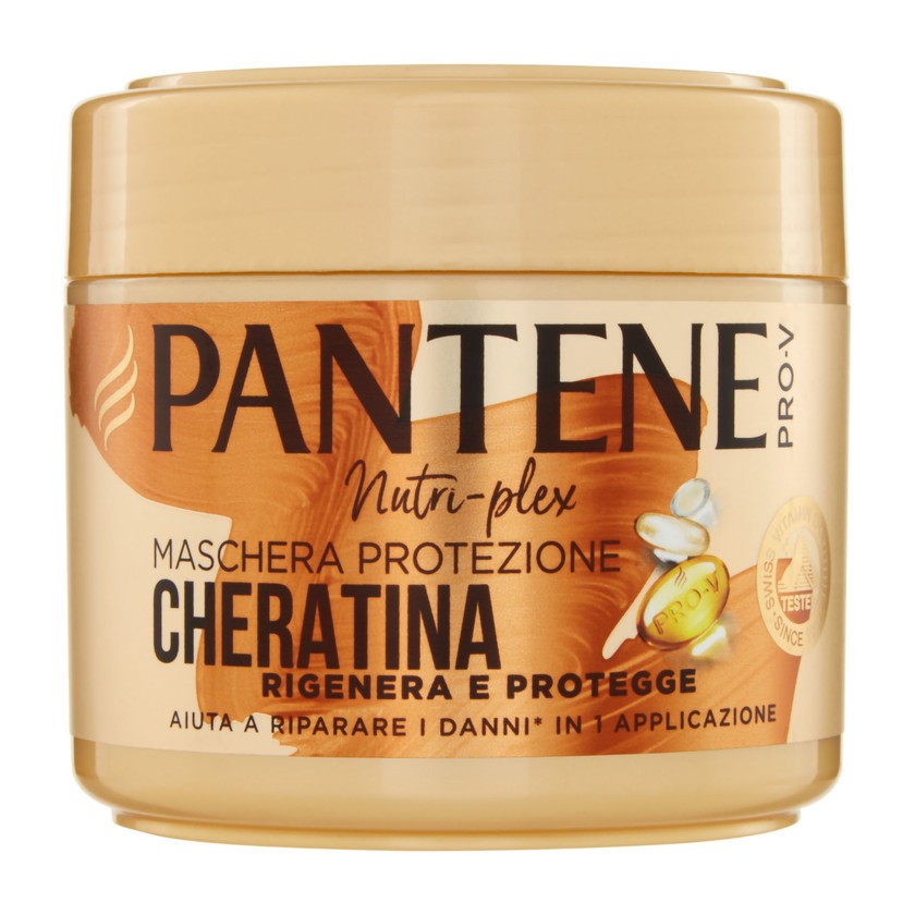 Pantene Maschera Protezione Cheratina Rigenera E Protegge 300 ml — Maschera capelli