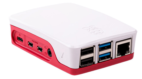 Raspberry Pi muovikotelo, Raspberry Pi 4 B, musta