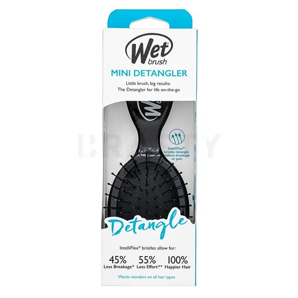 Wet Brush Mini Detangling pieni musta hiusharja | Czarny