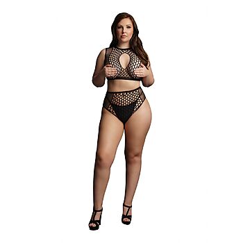 Le Desir Donna - Verkkoalusasusetti, Plus Size