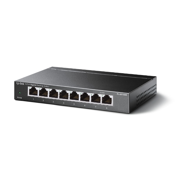 TP-Link Omada TL-SG108S, Hallitsematon, Gigabit Ethernet (10/100/1000), Täysin kaksipuolinen, Seinäkiinnitteinen