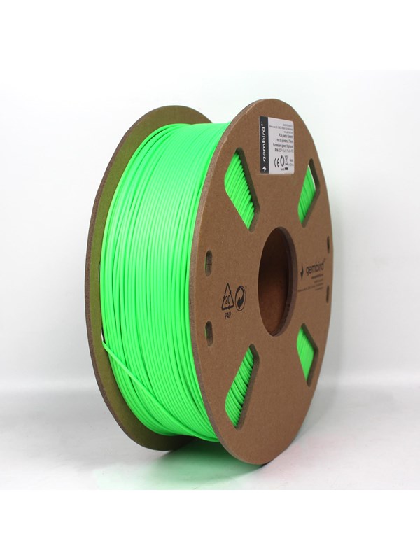 Gembird PLA filament - Fluoresoiva vihreä - 1.75mm ø - 1 kg