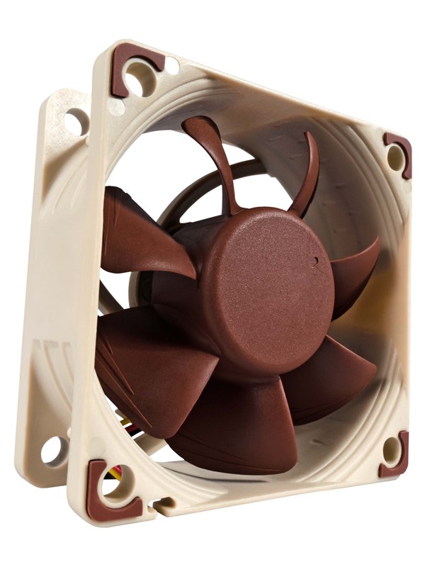 Noctua NF-A6x25 FLX - Kotelotuuletin - 60mm - Ruskea - 19 dBA