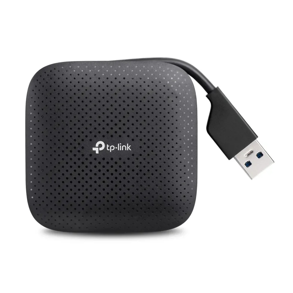 TP-Link UH400 USB 3.0 4-Port Portable Hub USB hub - 4 porttia - USB 3.0 - Musta