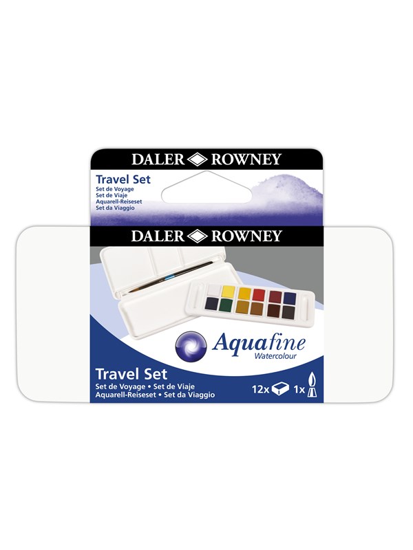 Akvarelliväri Aquafine 12 puolikas värinappi Daler-Rowney