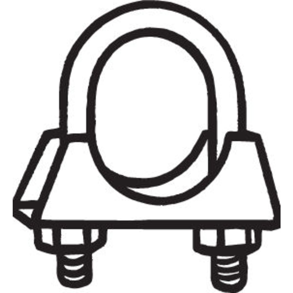 Pidike, pakoputkisto BOSAL 250-860