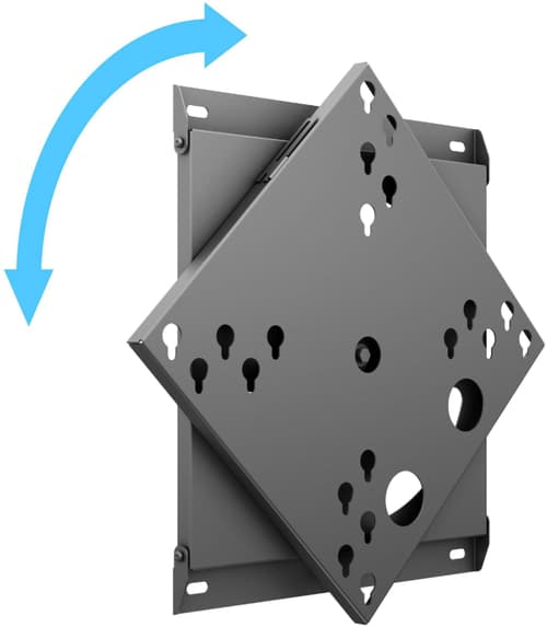Multibrackets M Vesa-seinäkiinnike Flip 200/300/400, Musta, Enintään 50 Kg