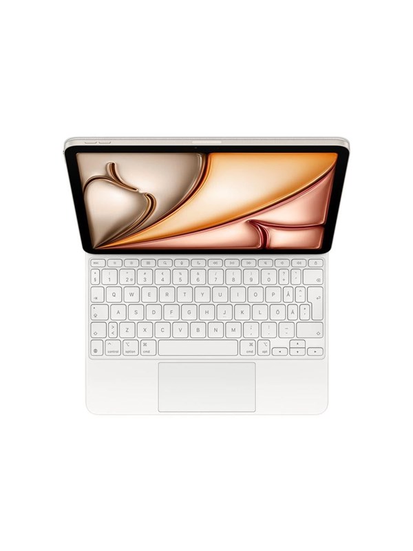 Apple Magic Keyboard Ipad Air 10.9" 4th Gen, Ipad Air 10.9" 5th Gen, Ipad Air 11" (m2), Ipad Air 11" (m3), Ipad Air 11" (m4) Ruotsi, Suomi Valkoinen