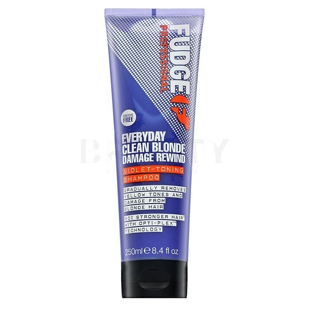 Fudge Professional Clean Blonde Damage Rewind Everyday -shampoo violetin sävyinen 250 ml