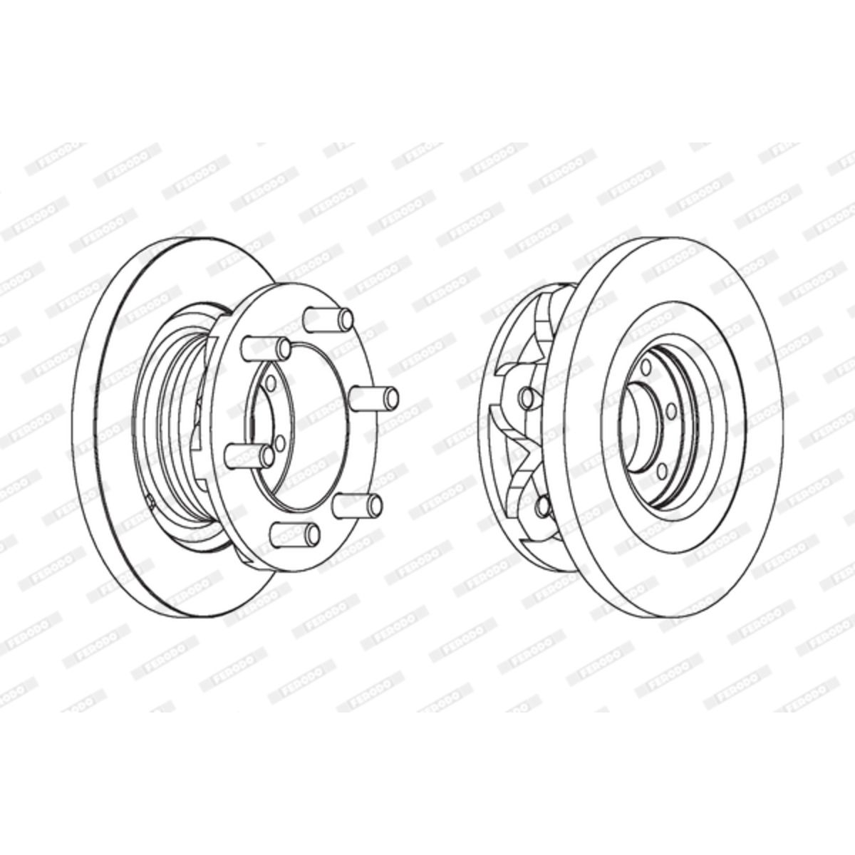Jarrulevy FERODO FCR139A