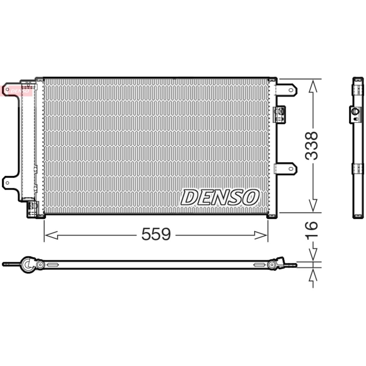 Lauhdutin, ilmastointilaite DENSO DCN12007
