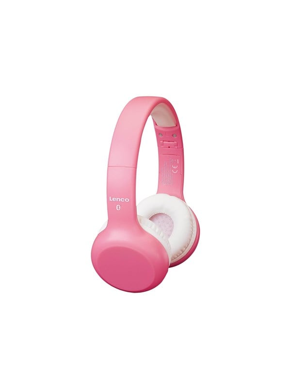 Lasten Bluetooth-kuulokkeet äänenvoimakkuuden rajoittimella, pinkki