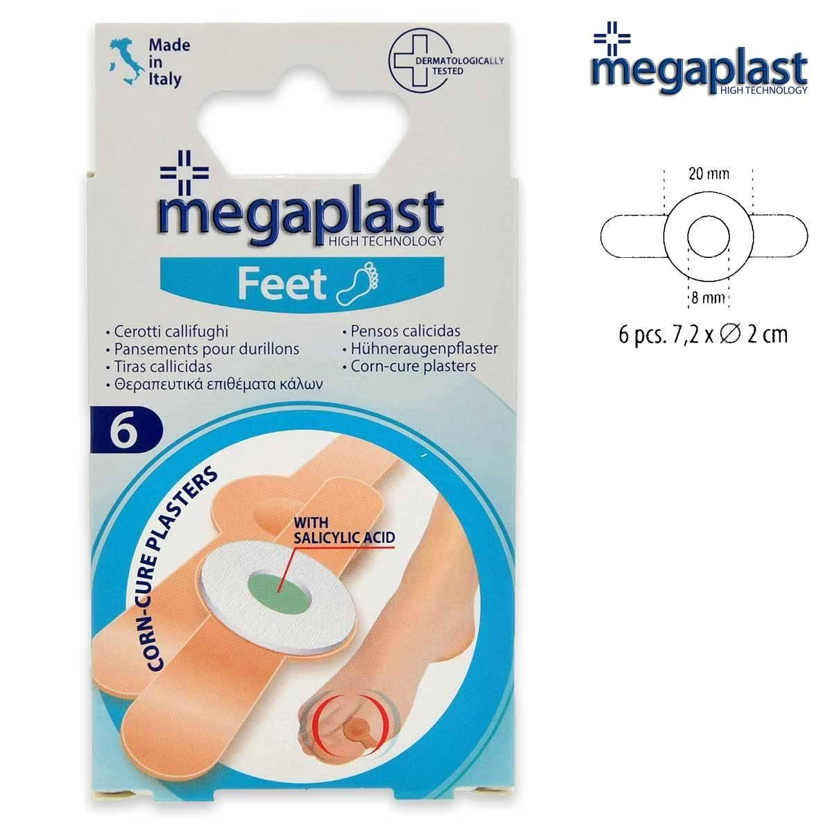 Megaplast Keskitetyt känsälaastarit, 6 kappaletta