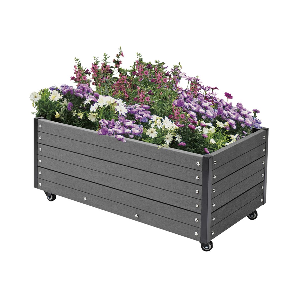 HORTUS istutuslaatikko, komposiitti 36 x 90 x 50 cm