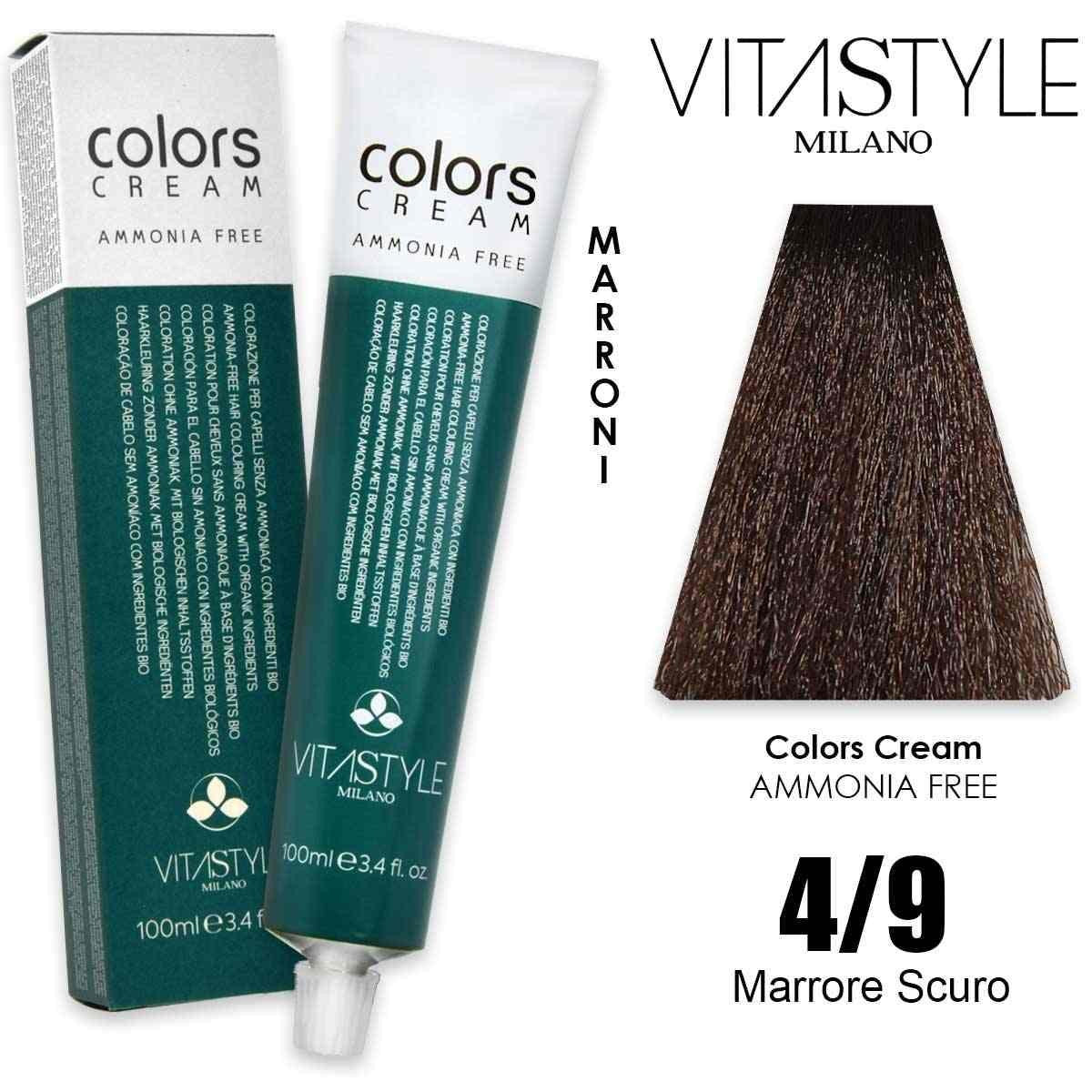 Vitastyle Ammoniakiton hiusvärivoide 100 ml 4.9