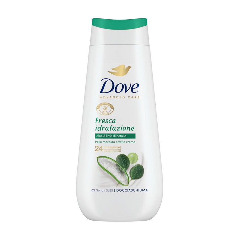 Dove Dove Raikas Suihku Kosteutus Aloe Vera- ja Koivunmahlalla 225 ml