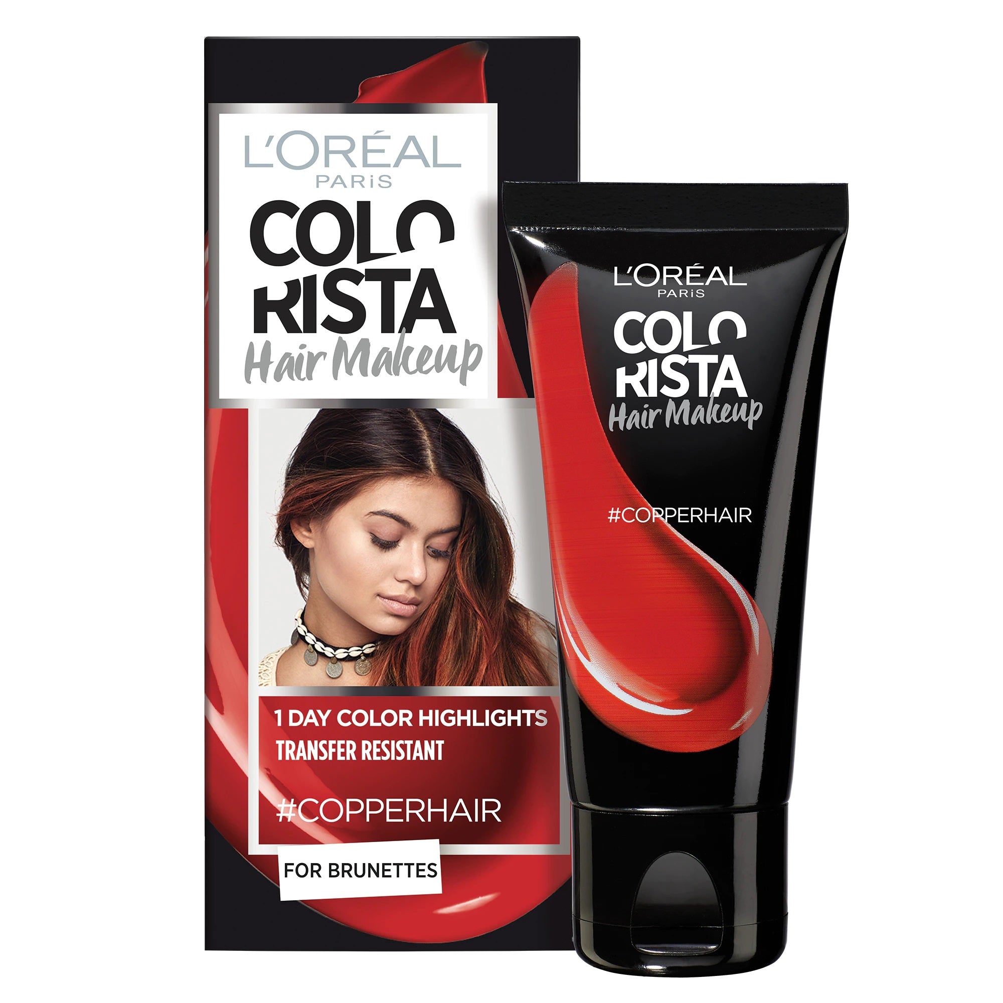 L'Oreal Paris, Colorista meikki, puolipysyvä hiusväri, #kupari, 30 ml