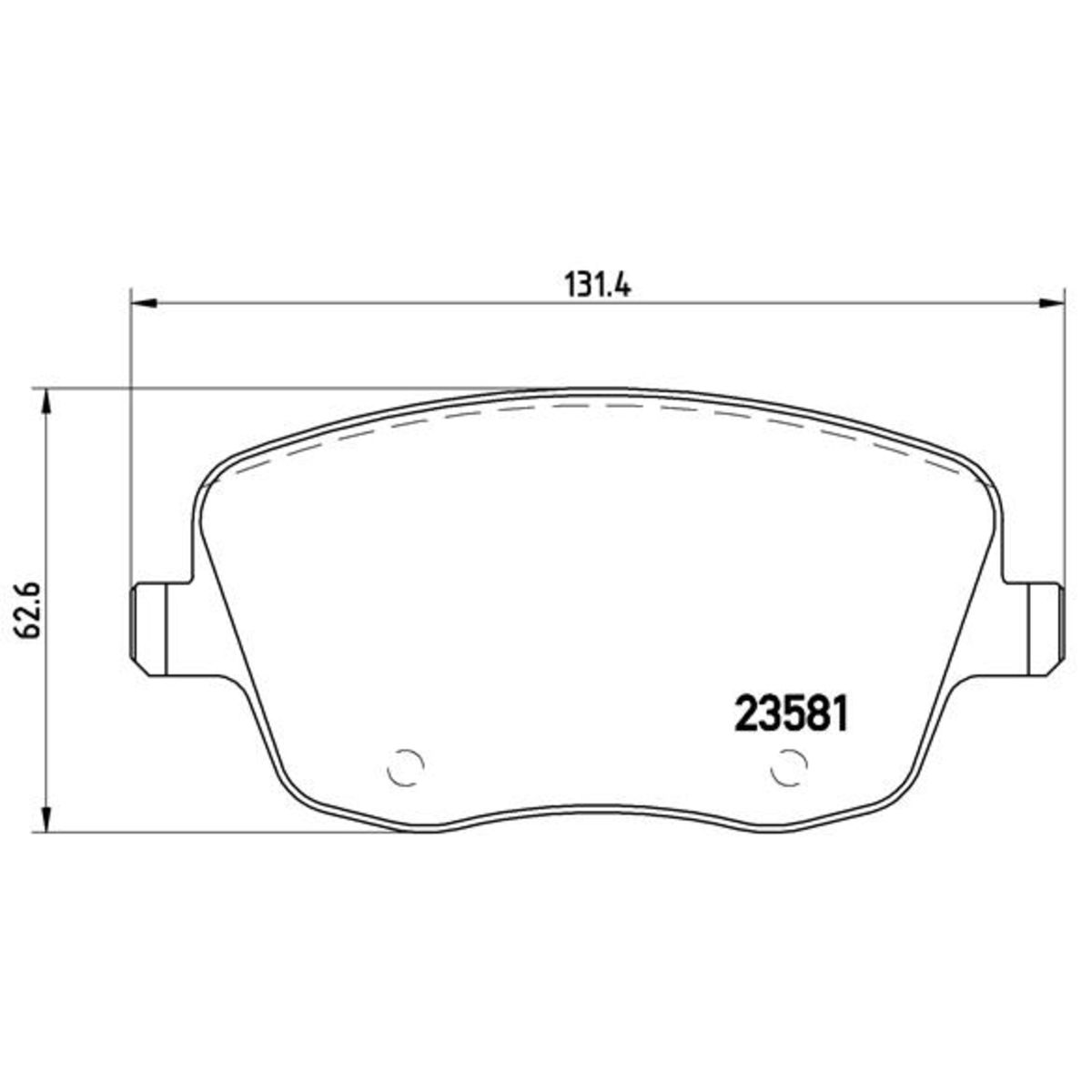 Jarrupalat, levyjarru BREMBO P 85 057X