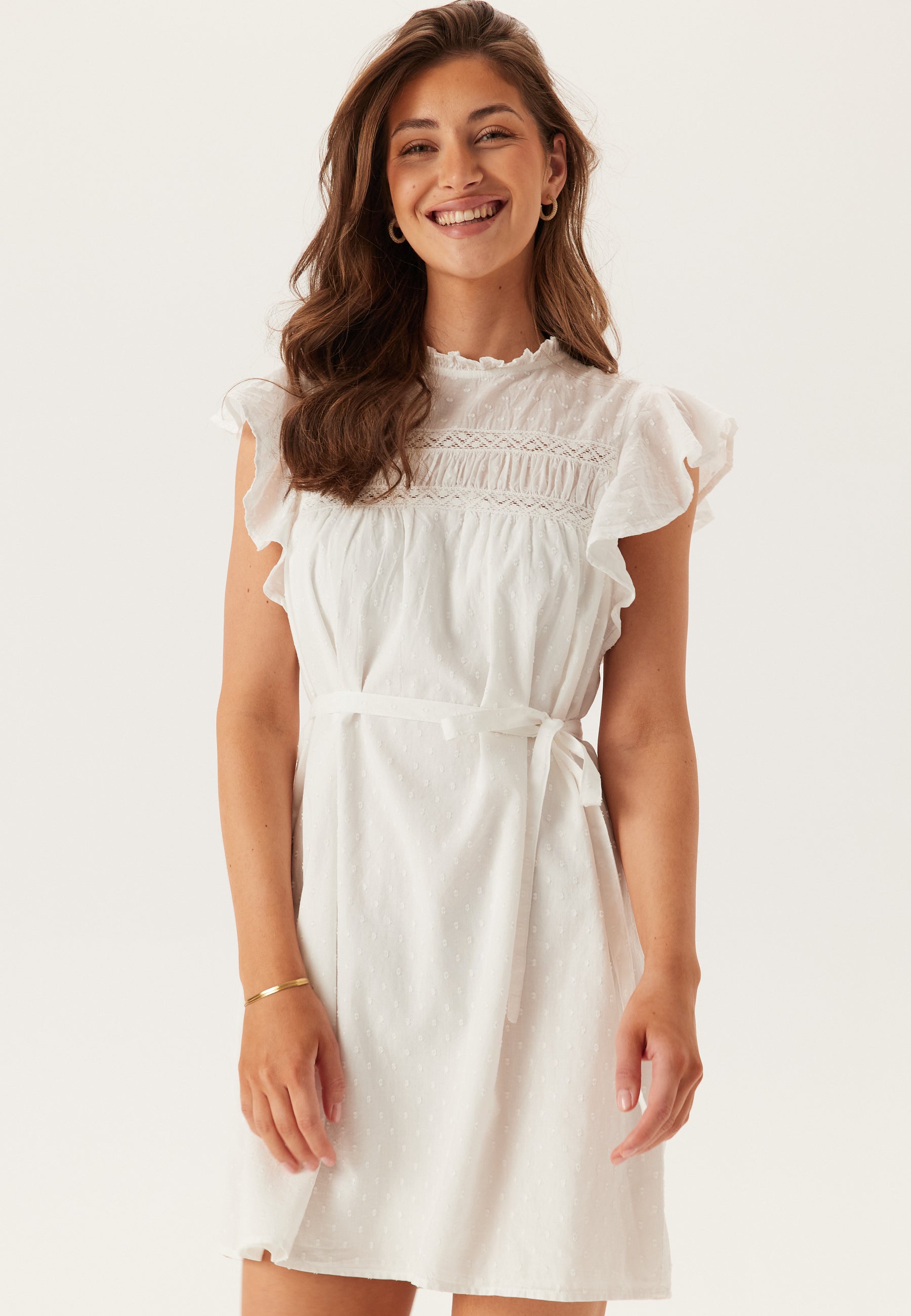 Vmtrine Sl Short Lace Dress