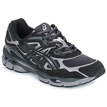ASICS SportStyle Matalavartiset tennarit 'Gel-Nyc' musta / hopea
