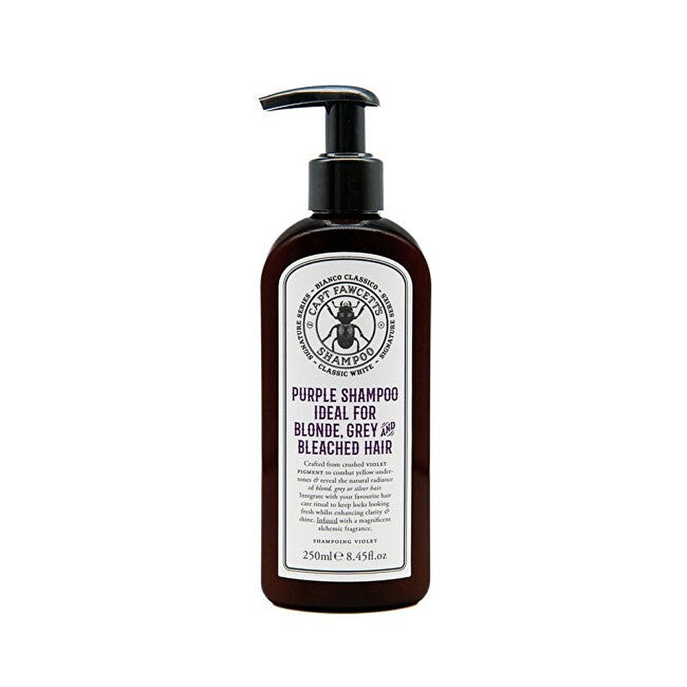 Captain fawcett Väritysshampoo valkoisille ja harmaille hiuksille (violetti) 250 ml