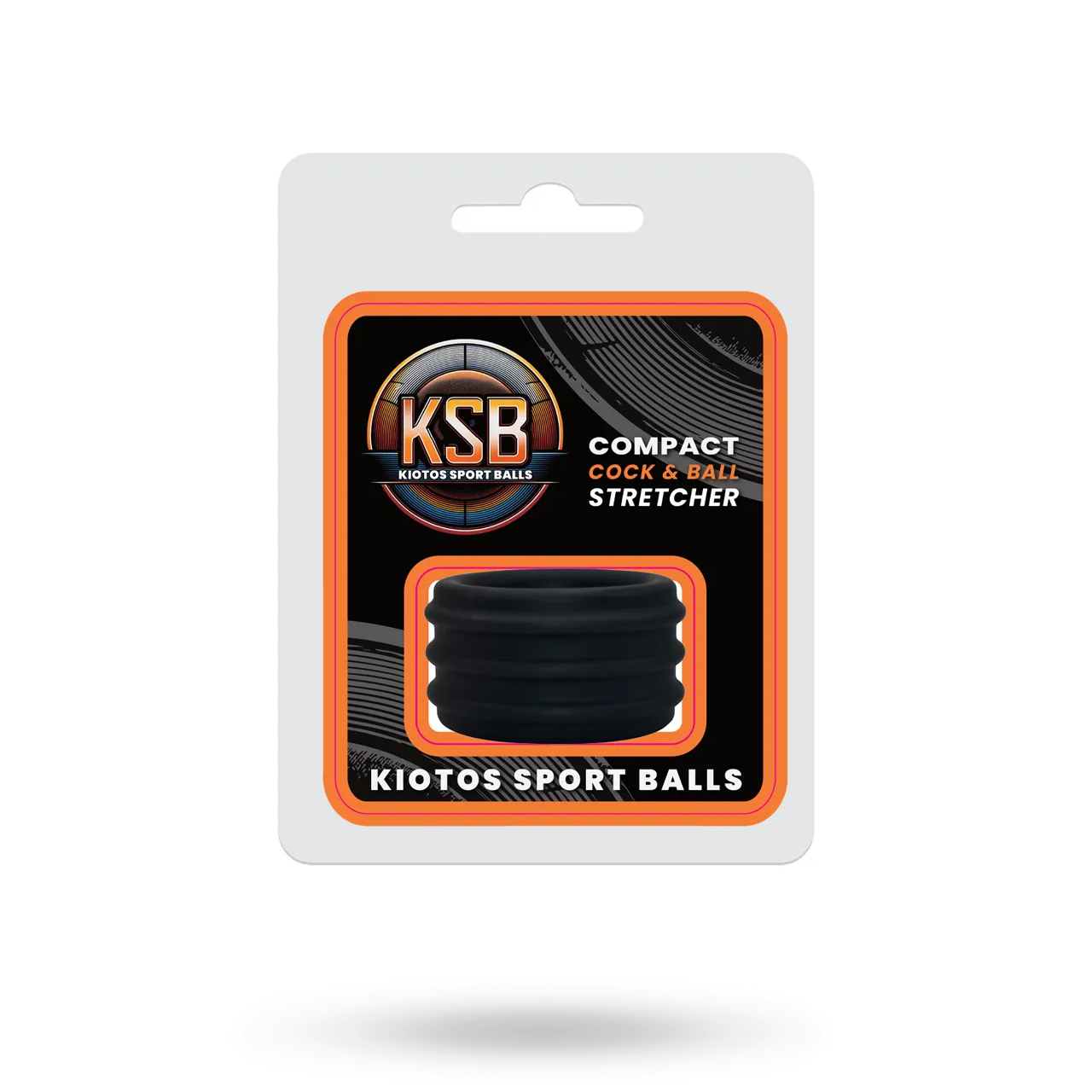 KSB Silicone Cockring & Ball Stretcher Compact Pallivenyttäjä