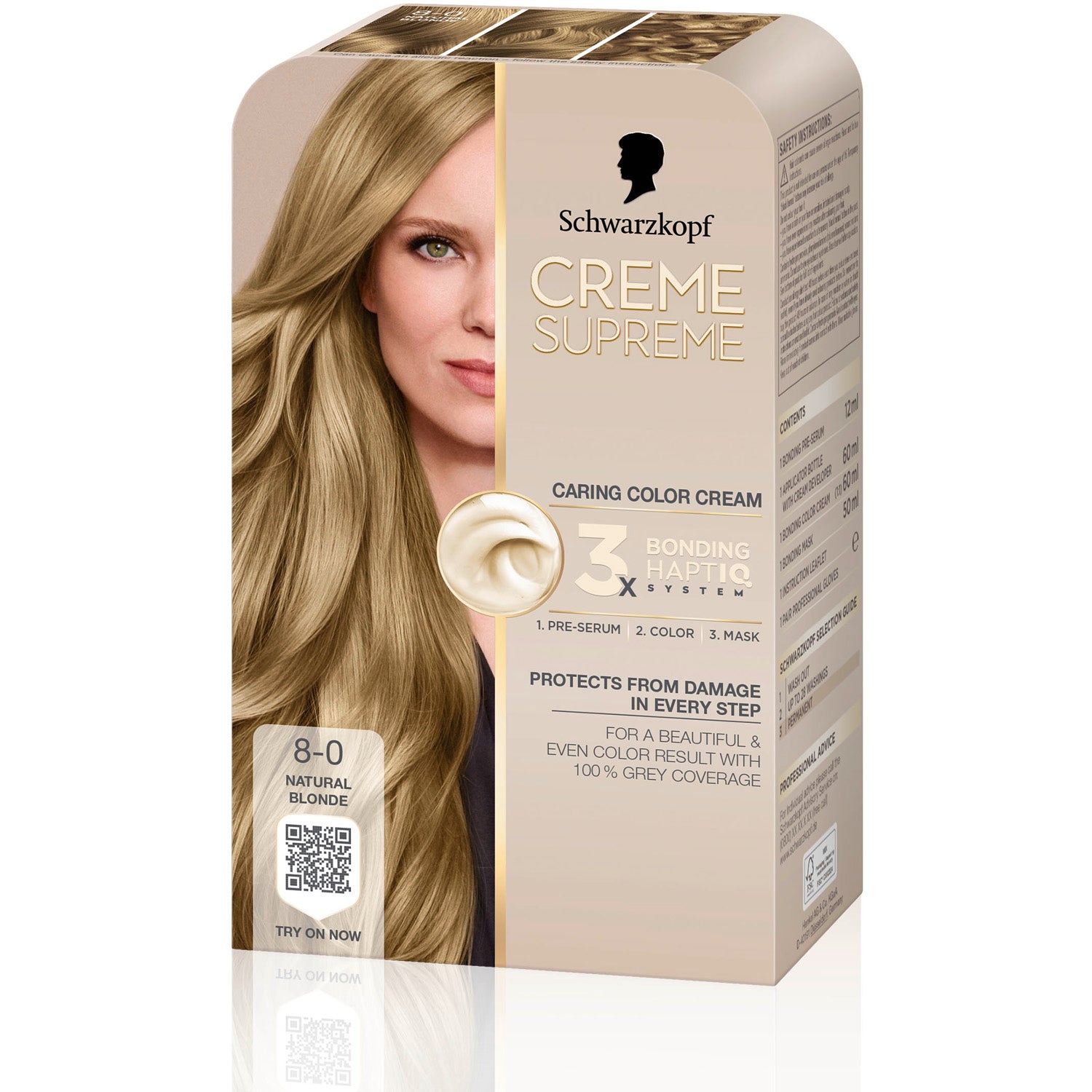 Schwarzkopf Creme Supreme 8-0 Natural Blonde