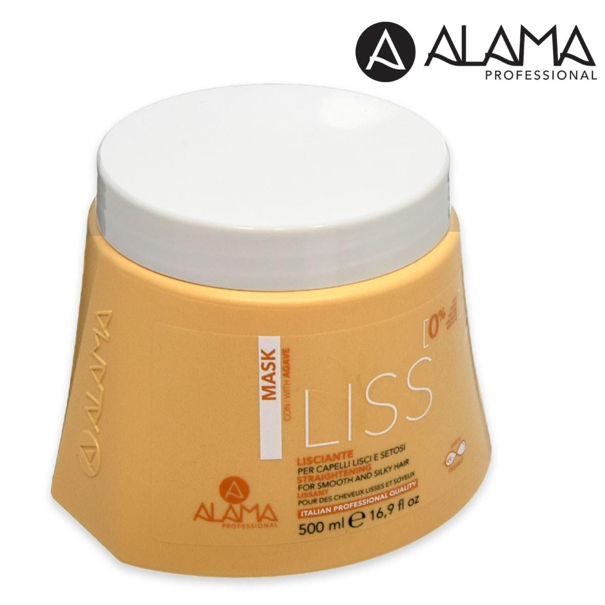 Alama professional suoristava hiusnaamio sileille ja silkkisille hiuksille 500 ml