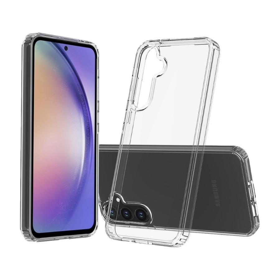Screenor Bumper Galaxy A55 5G -suojakuori, Läpinäkyvä