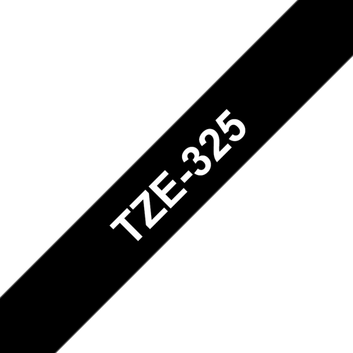 Brother Tape 9mm Tze-325 Valkoinen/musta