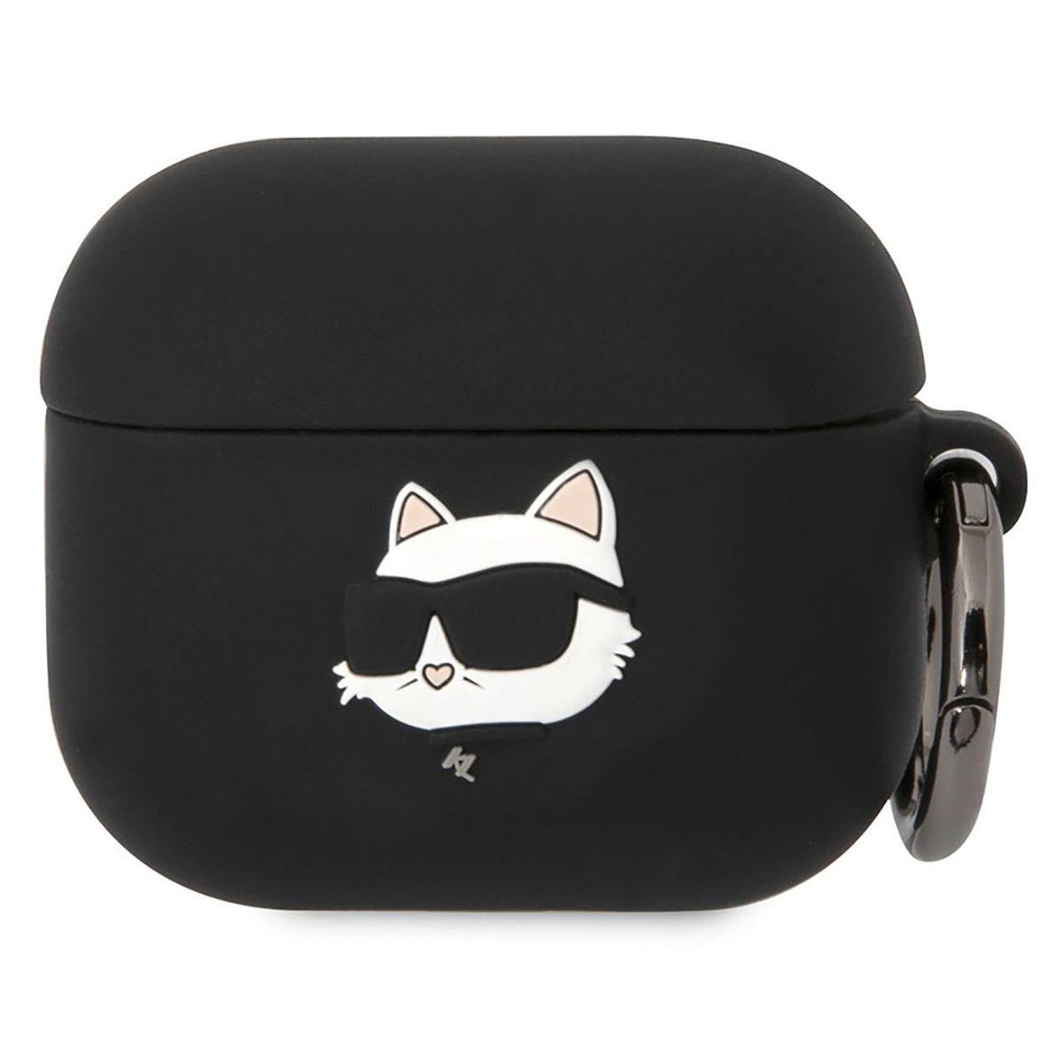 Karl Lagerfeld KLA3RUNCHK AirPods 3 cover black/black Silicone Choupette Head 3D