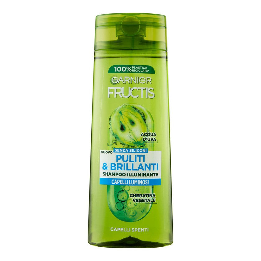 Garnier Fructis Puhtaat & Kiiltävät kirkastava shampoo rasvaisille hiuksille 250 ml