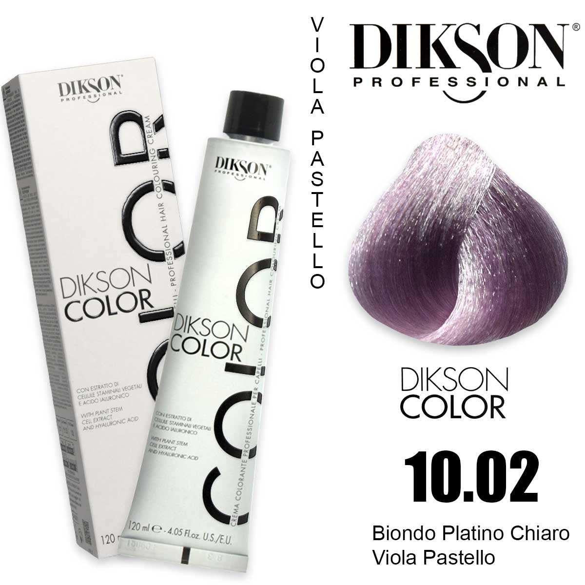 Dikson Dikson color 120 ml 10.02 vaalea platinablondi pastellivioletti