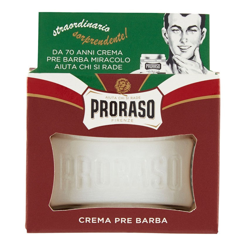Proraso Pehmentävä partaa pehmentävä esipartavoide koville parroille 100 ml