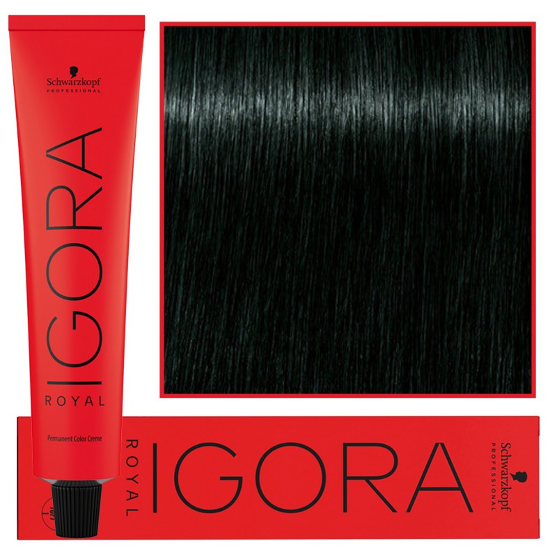 Schwarzkopf Professional Igora Royal Pysyvä Hiusväri 60ml 3-22 | Erittäin Tuhkanruskea Tumma